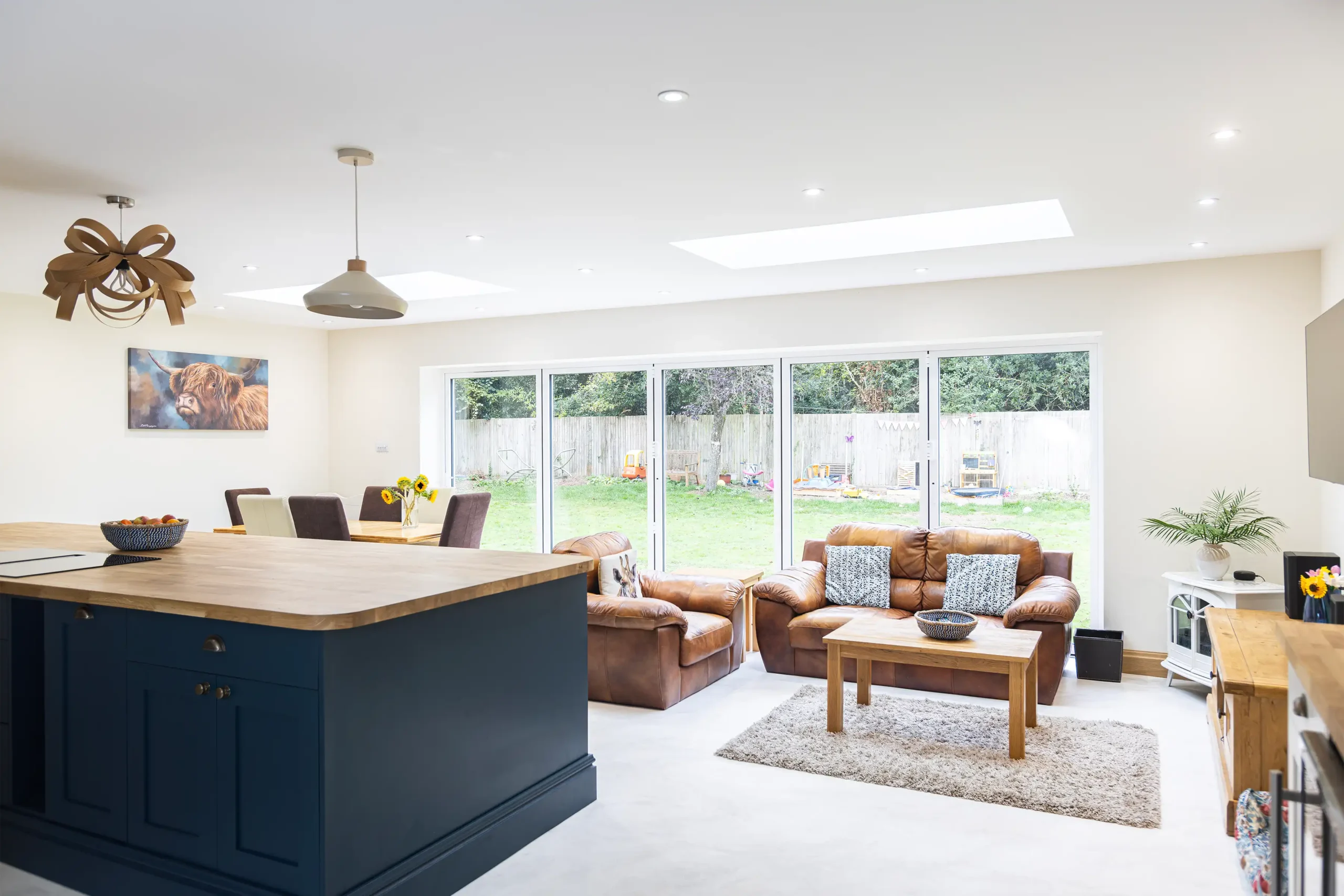 open plan kitchen extension
