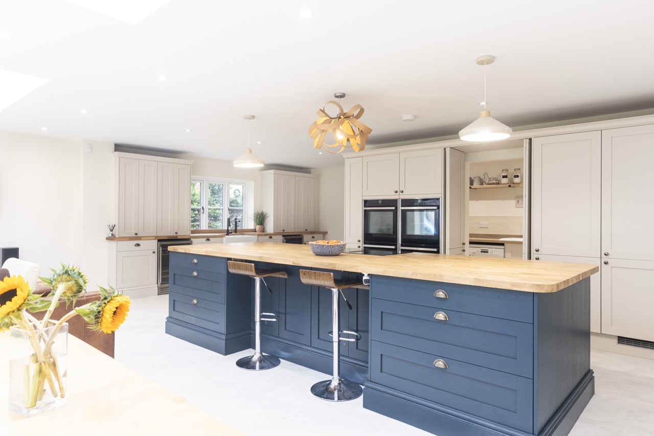 wood counter kitchen
