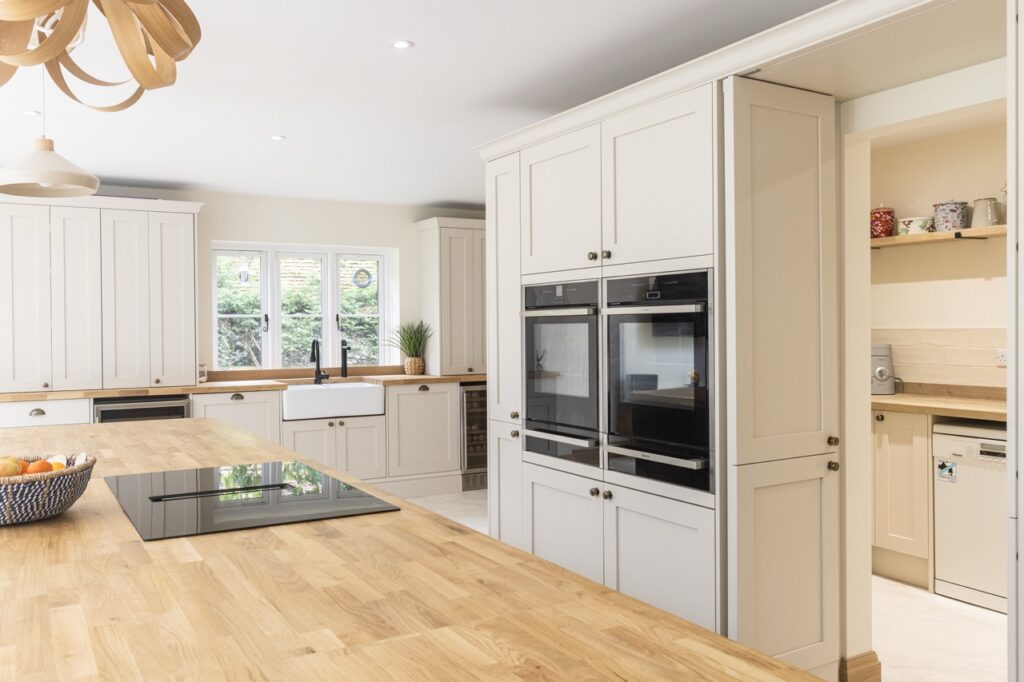 cream kitchen refurb
