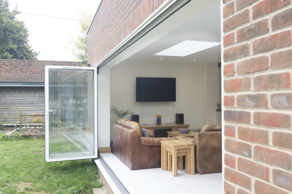 open wall house extension