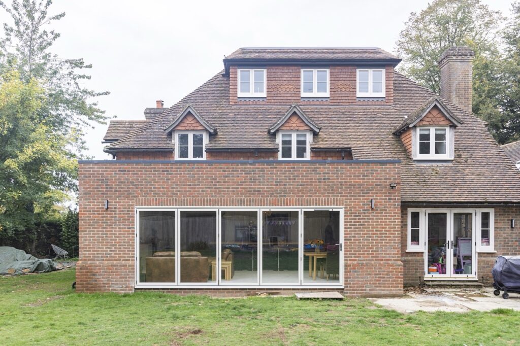 extension with 5 panel bifolds