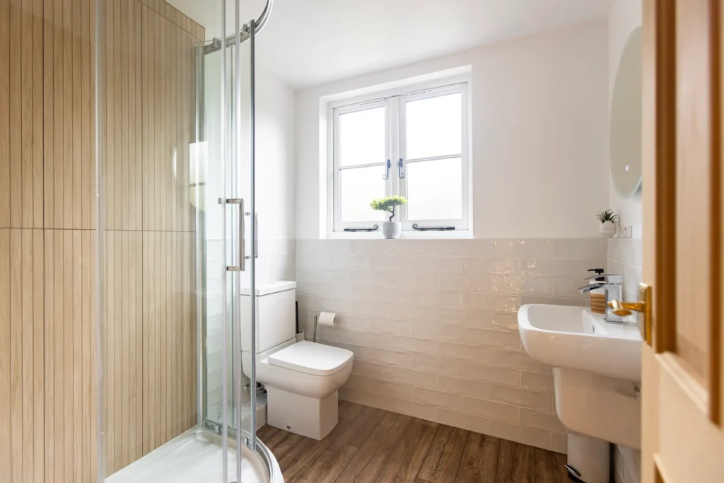 traditionally modern bathroom fitting