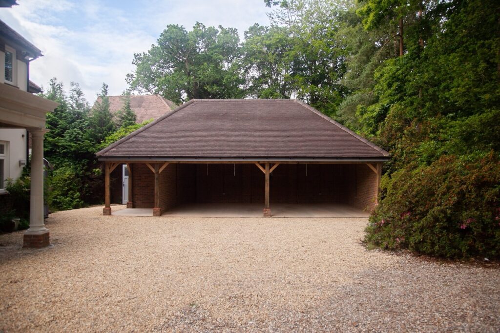 new garage construction