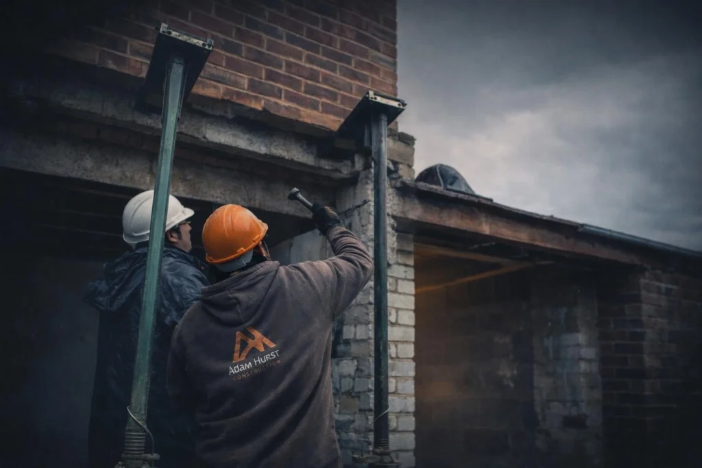 adam hurst construction builders working