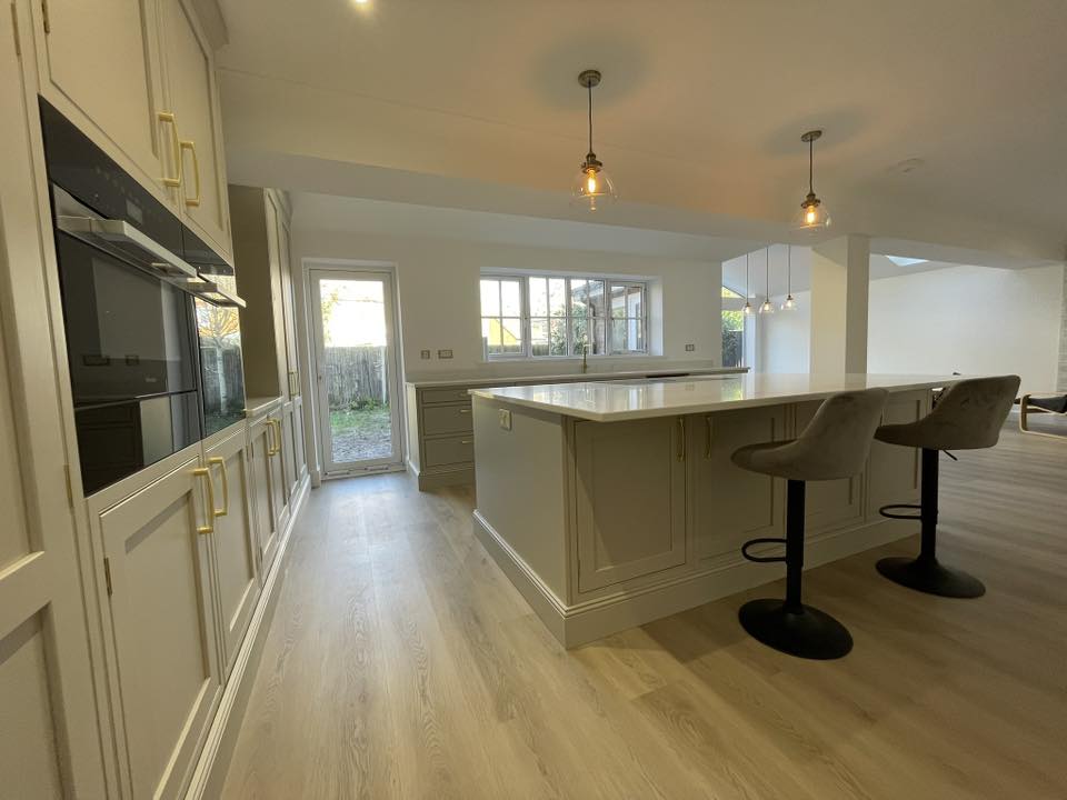 open-plan kitchen extension project